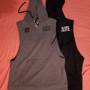 Elite sleeveless hoodies